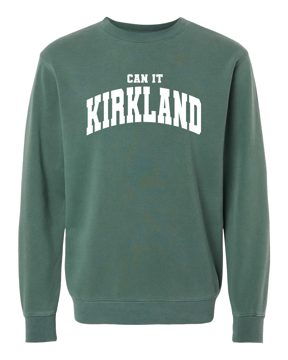 Can It Kirkland Athletic Crewneck Alpine Green Never Ending